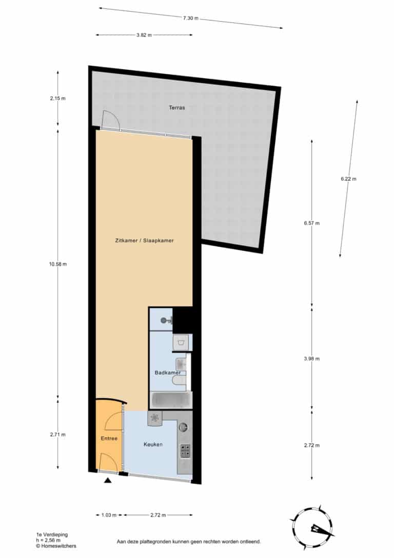Foto van de woning aan de Westvest 73