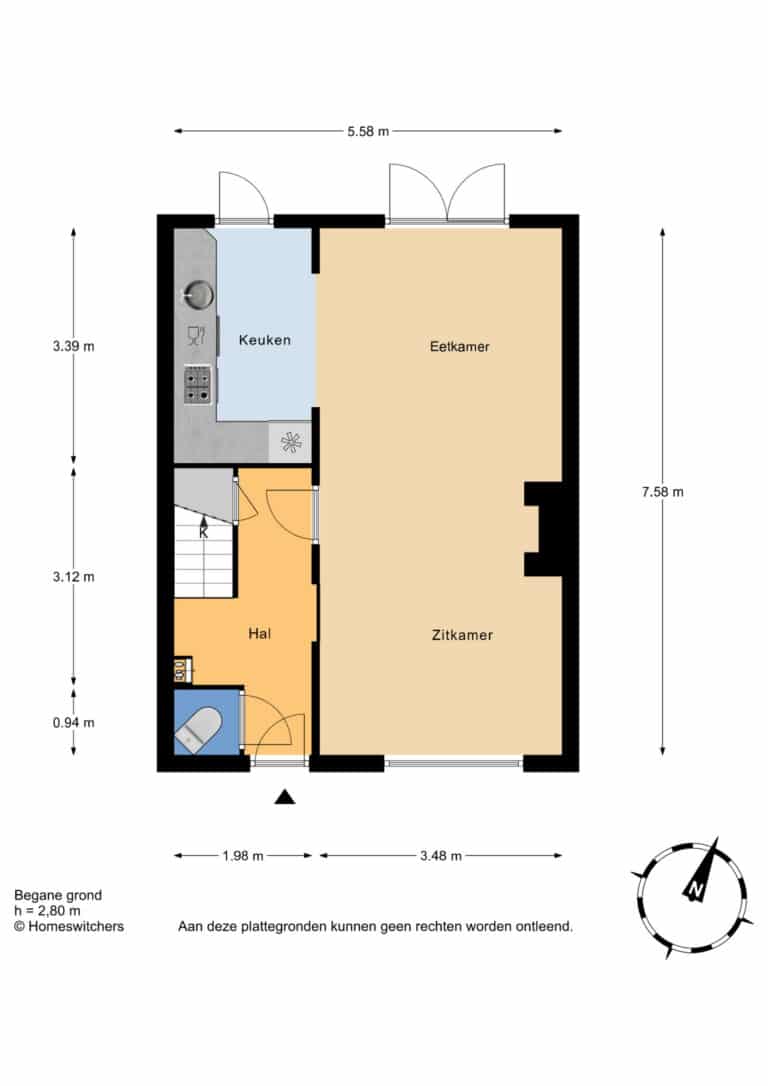 Foto van de woning aan de Wassenaarstraat 16