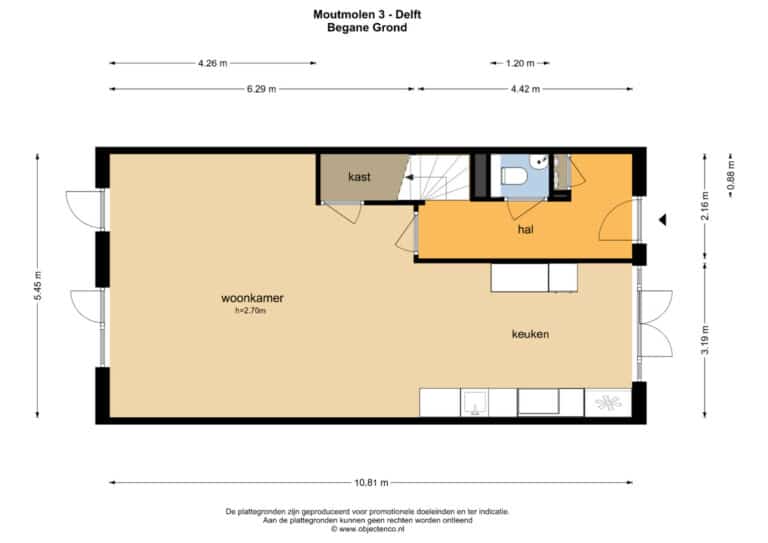 Foto van de woning aan de Moutmolen 3