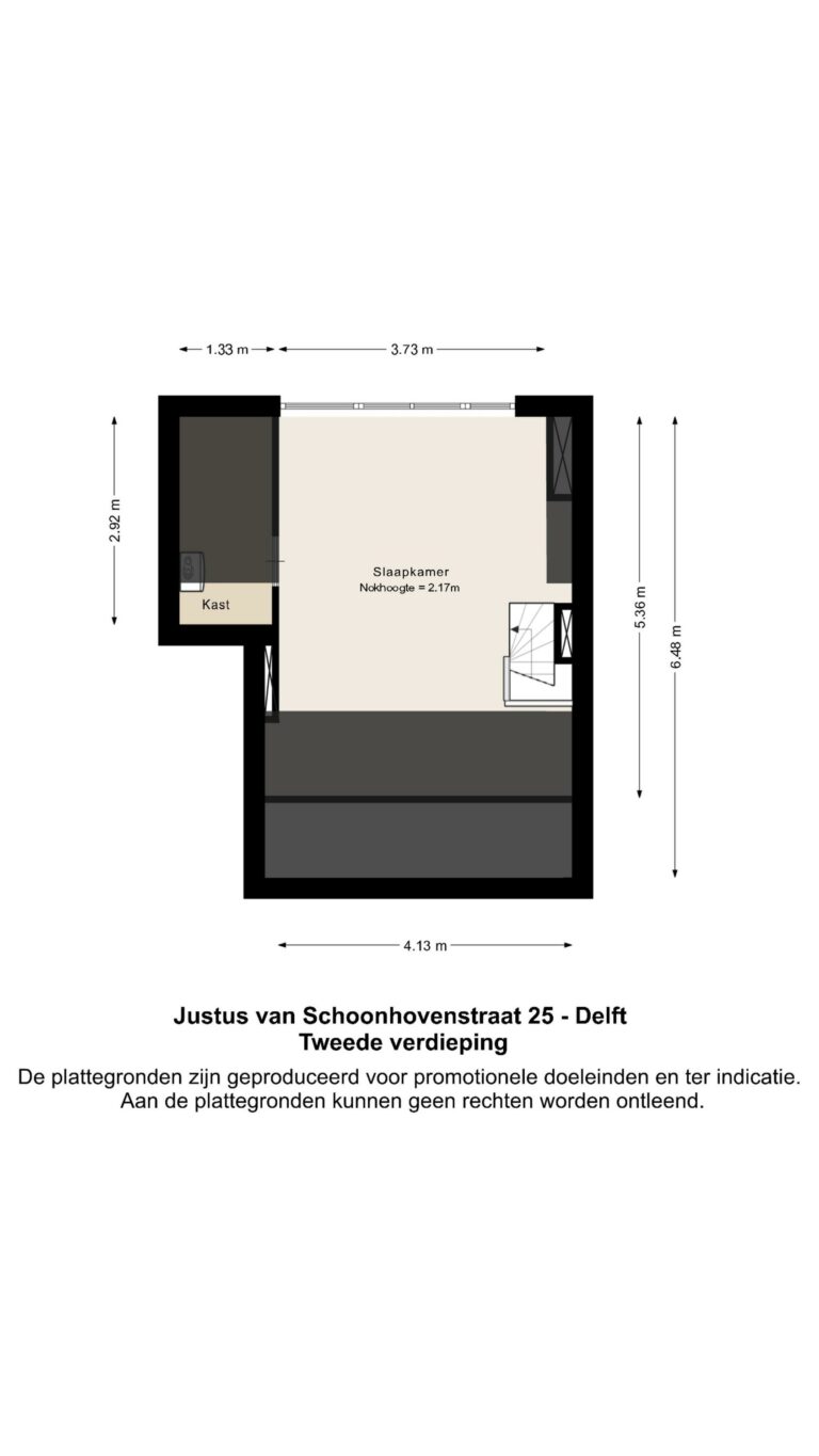 Foto van de woning aan de Justus van Schoonhovenstraat 25