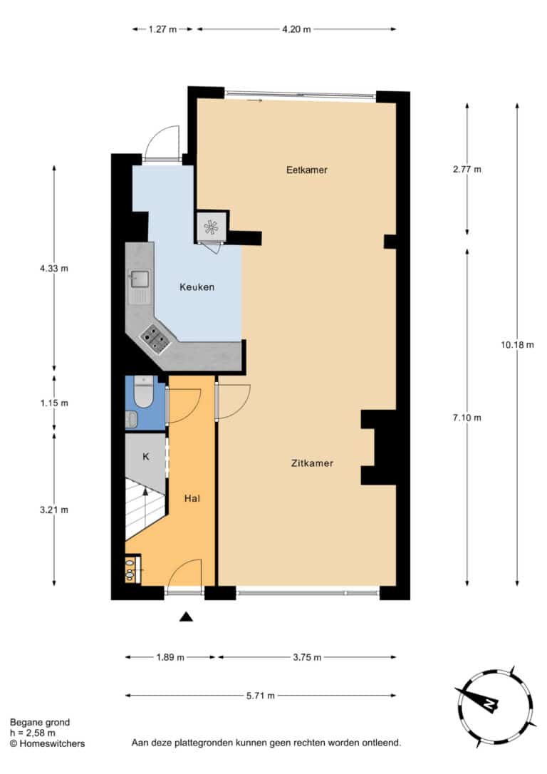 Foto van de woning aan de Burgemeester Scholtenstraat 10