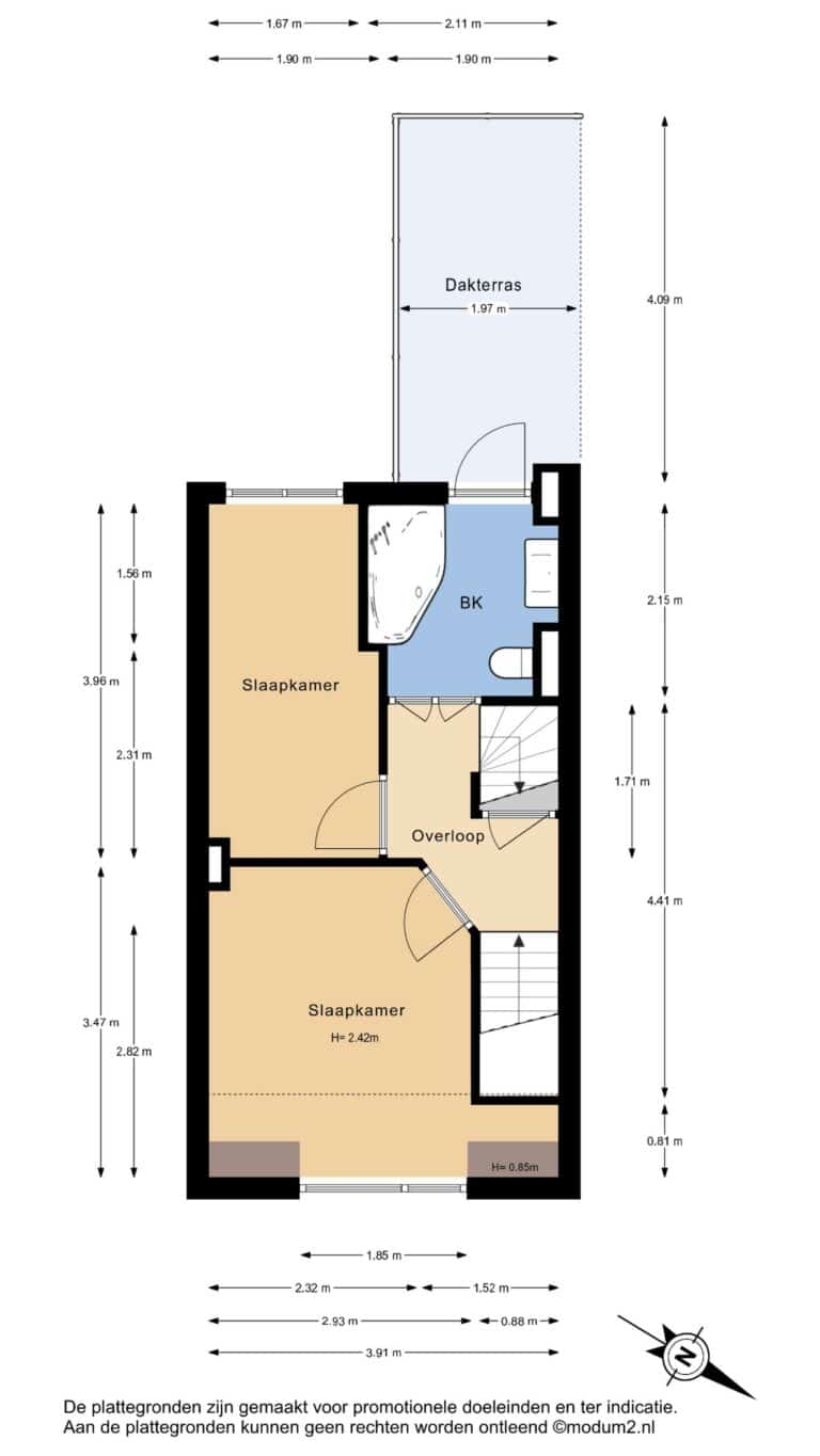 Foto van de woning aan de Van Saenredamstraat 31