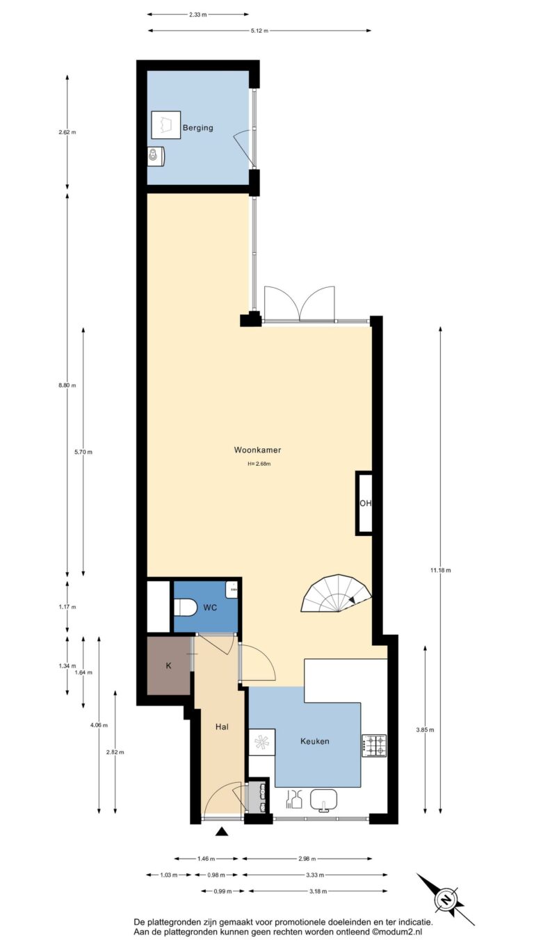 Foto van de woning aan de Oostsingel 172