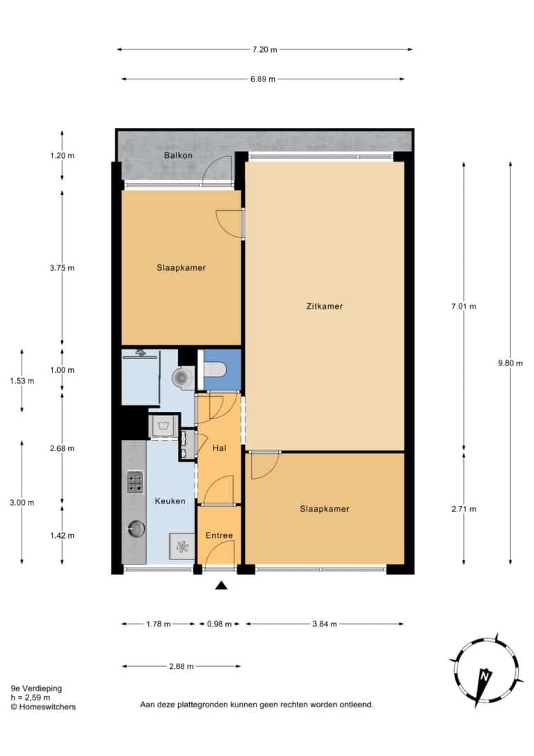 Foto van de woning aan de Bosboom-Toussaintplein 118