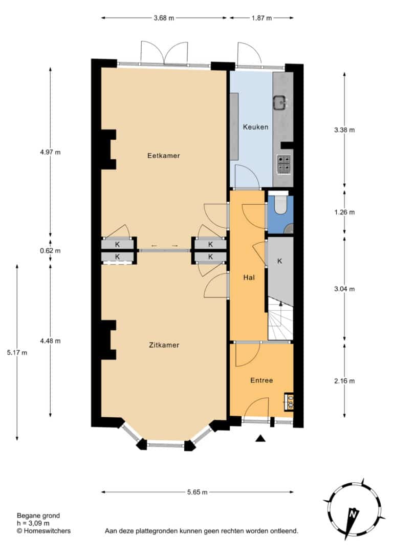 Foto van de woning aan de Tweemolentjeskade 11
