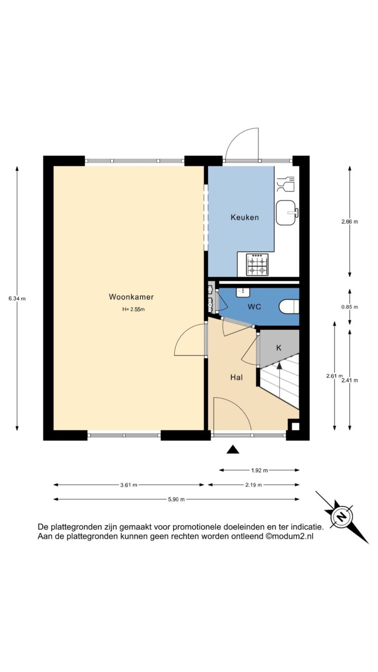 Foto van de woning aan de Meidoornlaan 89