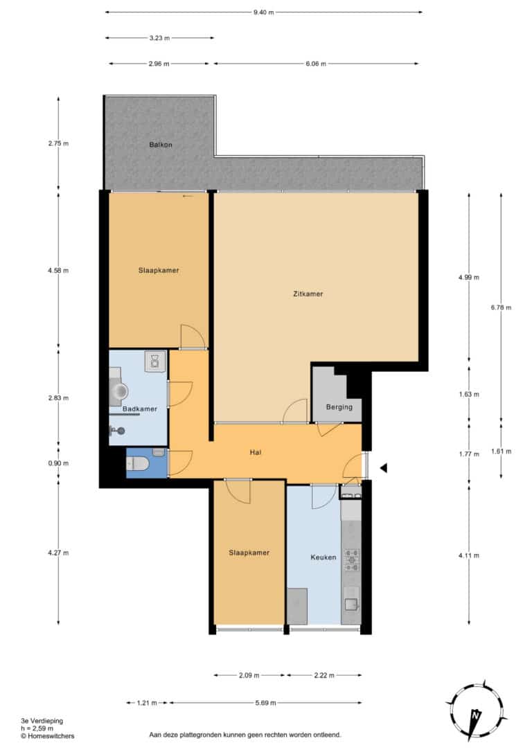 Foto van de woning aan de J.J. Slauerhofflaan 105