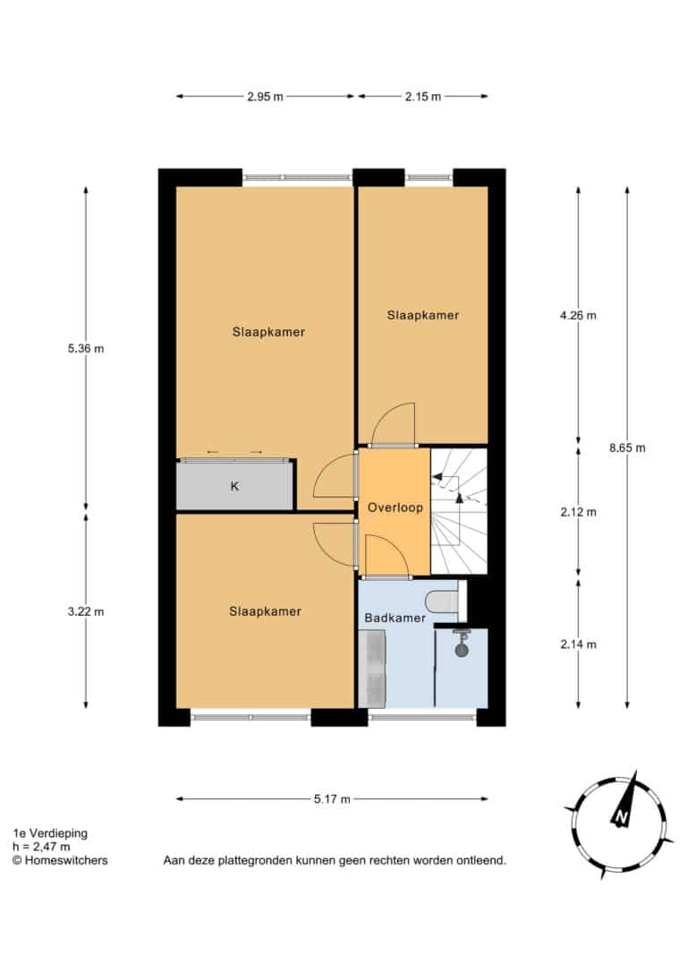 Foto van de woning aan de Sluiswachterstraat 25