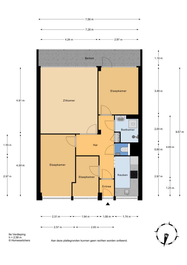 Foto van de woning aan de Herman Gorterhof 133