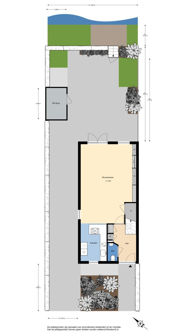 Foto van de woning aan de Oranjerie 8