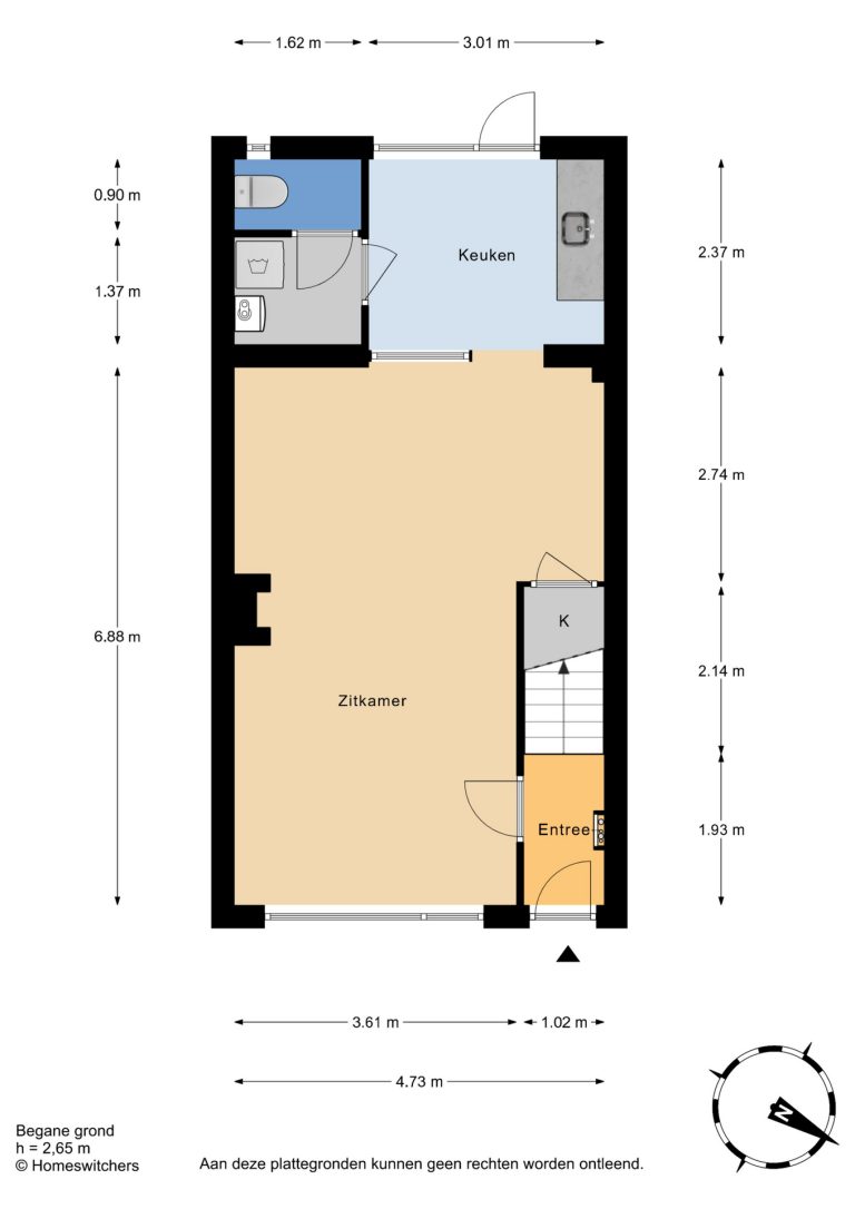 Foto van de woning aan de Jan de Wittstraat 15