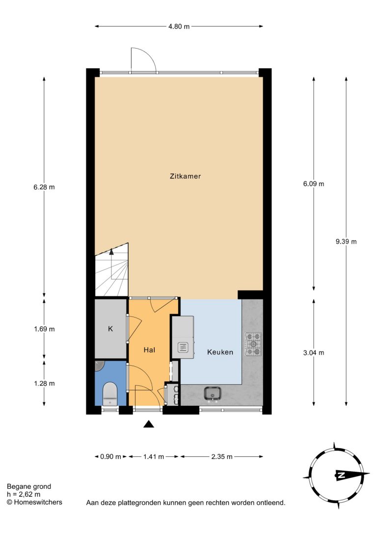 Foto van de woning aan de Bizetstraat 34