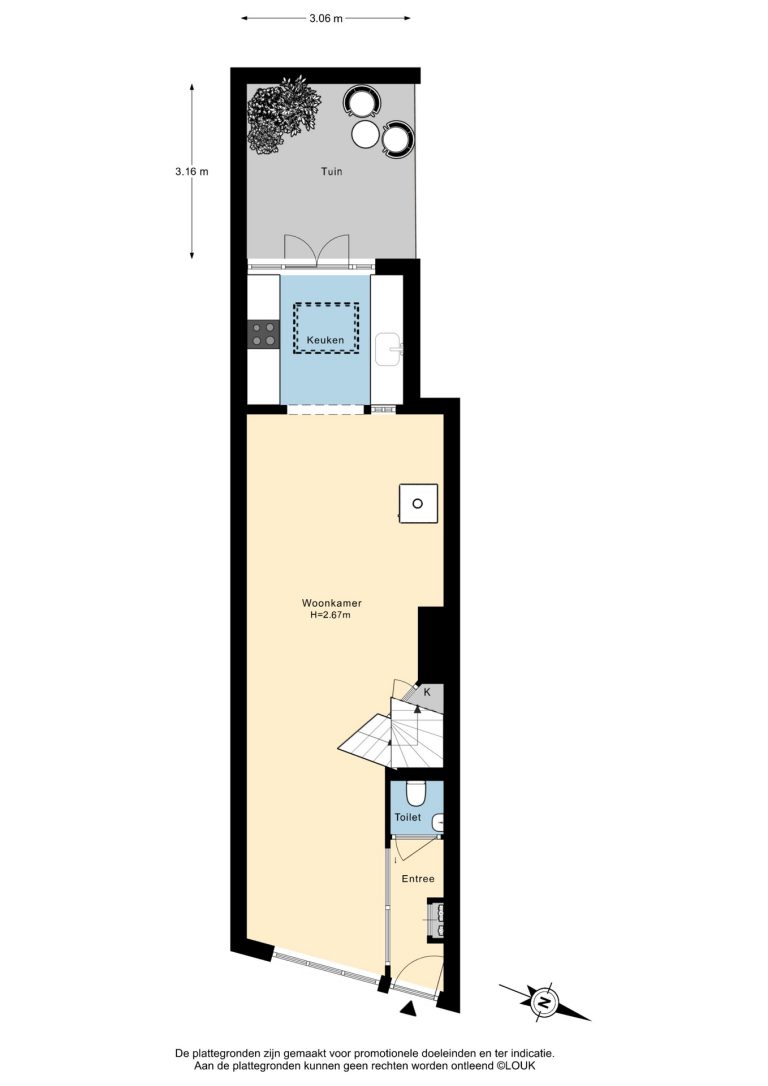 Foto van de woning aan de Achterom 98