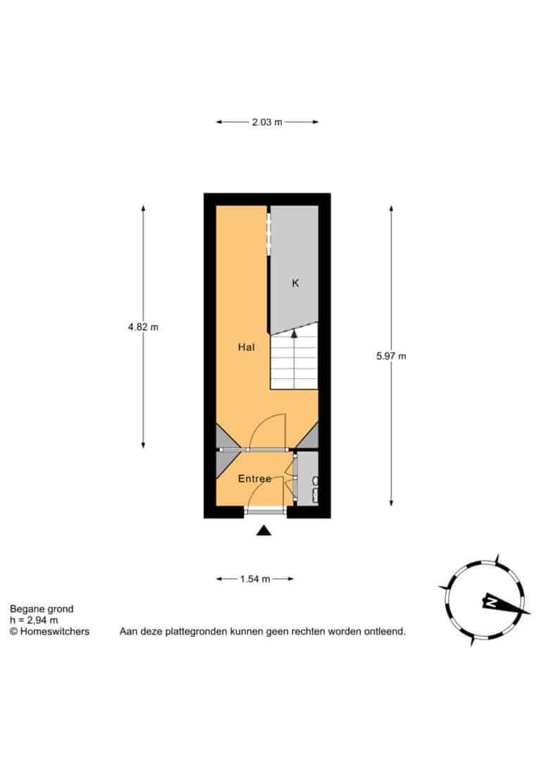 Foto van de woning aan de Coenderstraat 1A