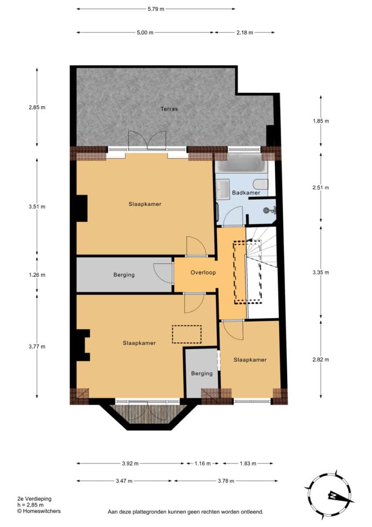Foto van de woning aan de Coenderstraat 1A