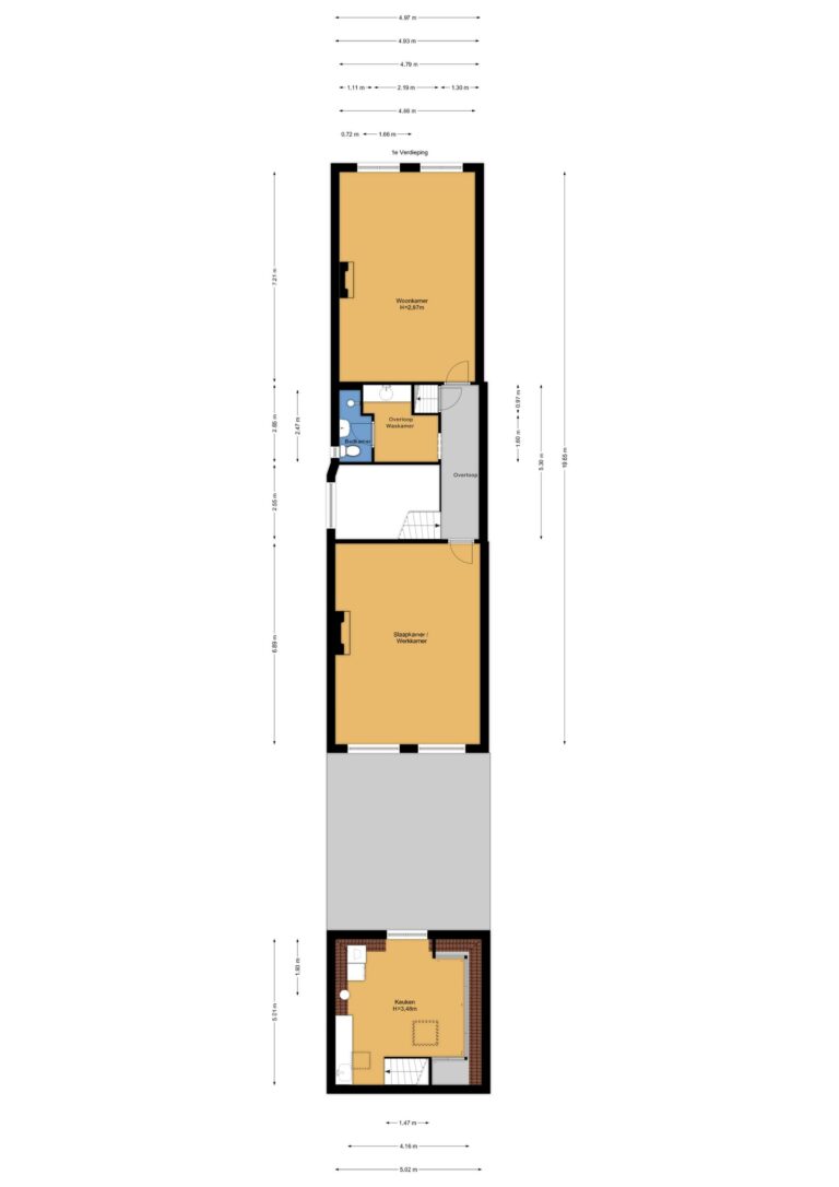 Foto van de woning aan de Koornmarkt 50