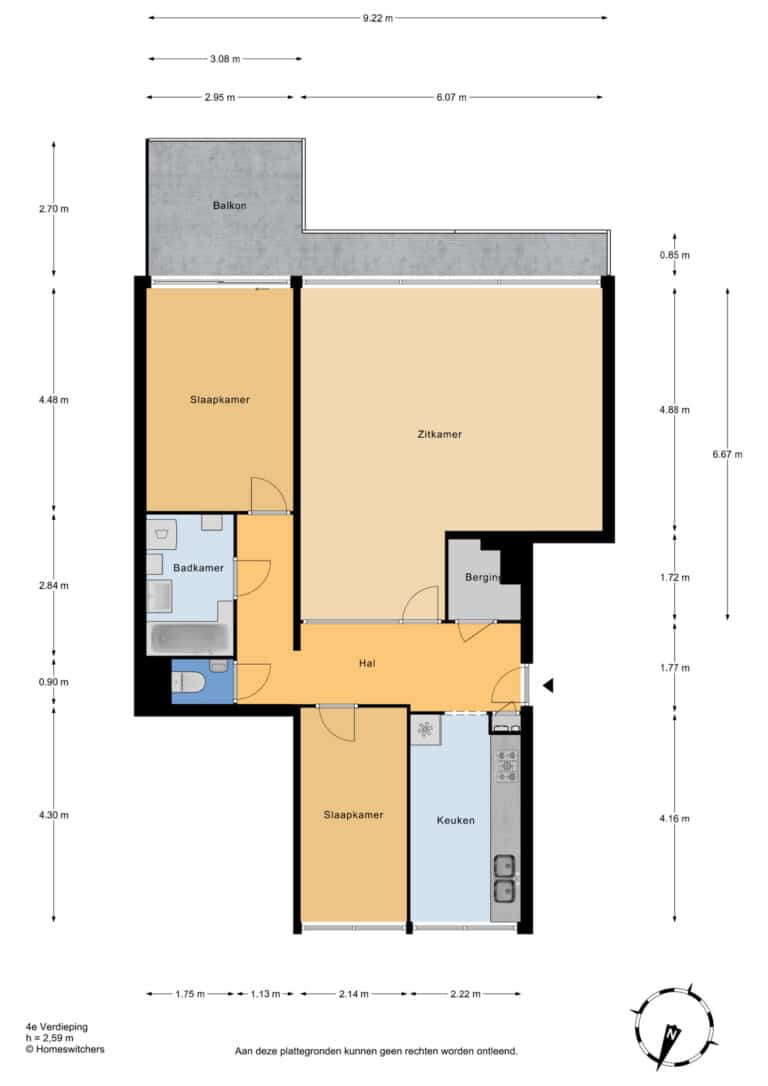 Foto van de woning aan de J.J. Slauerhofflaan 109