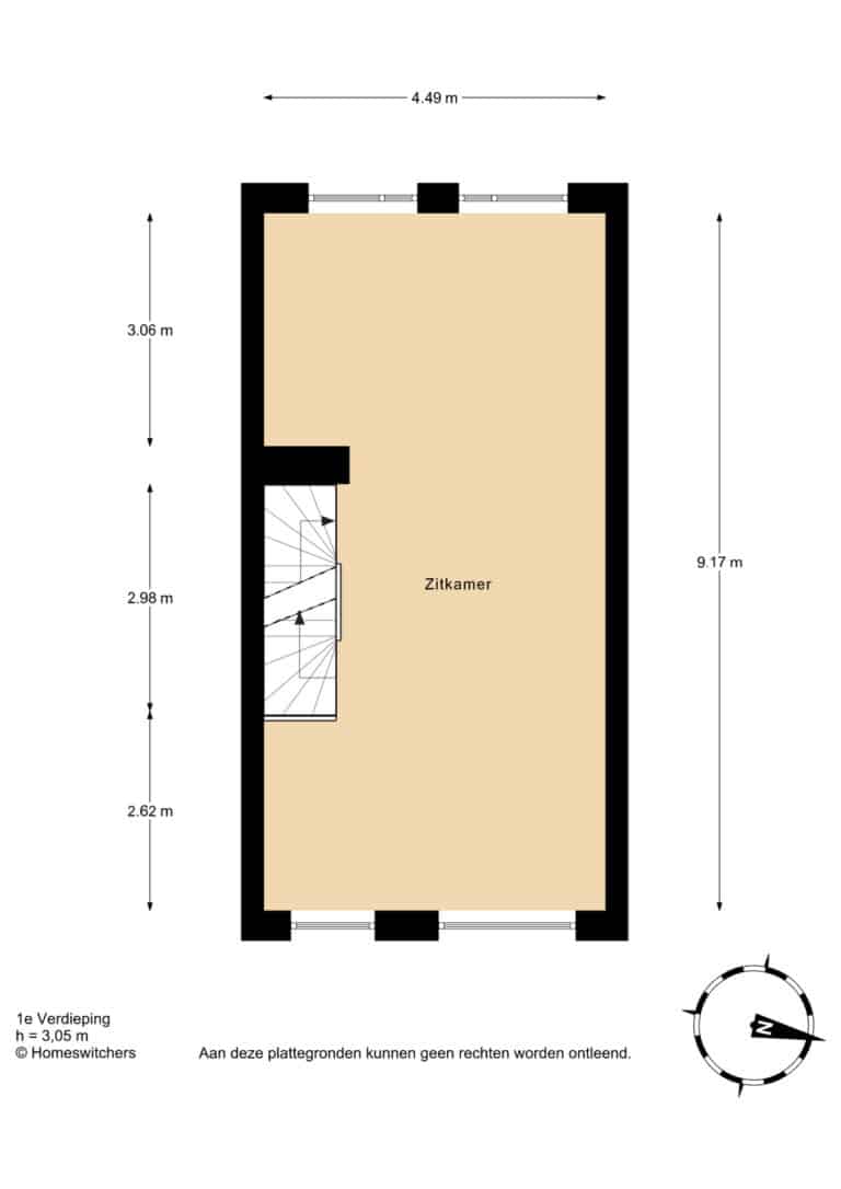 Foto van de woning aan de Graaf Floriskade 30A