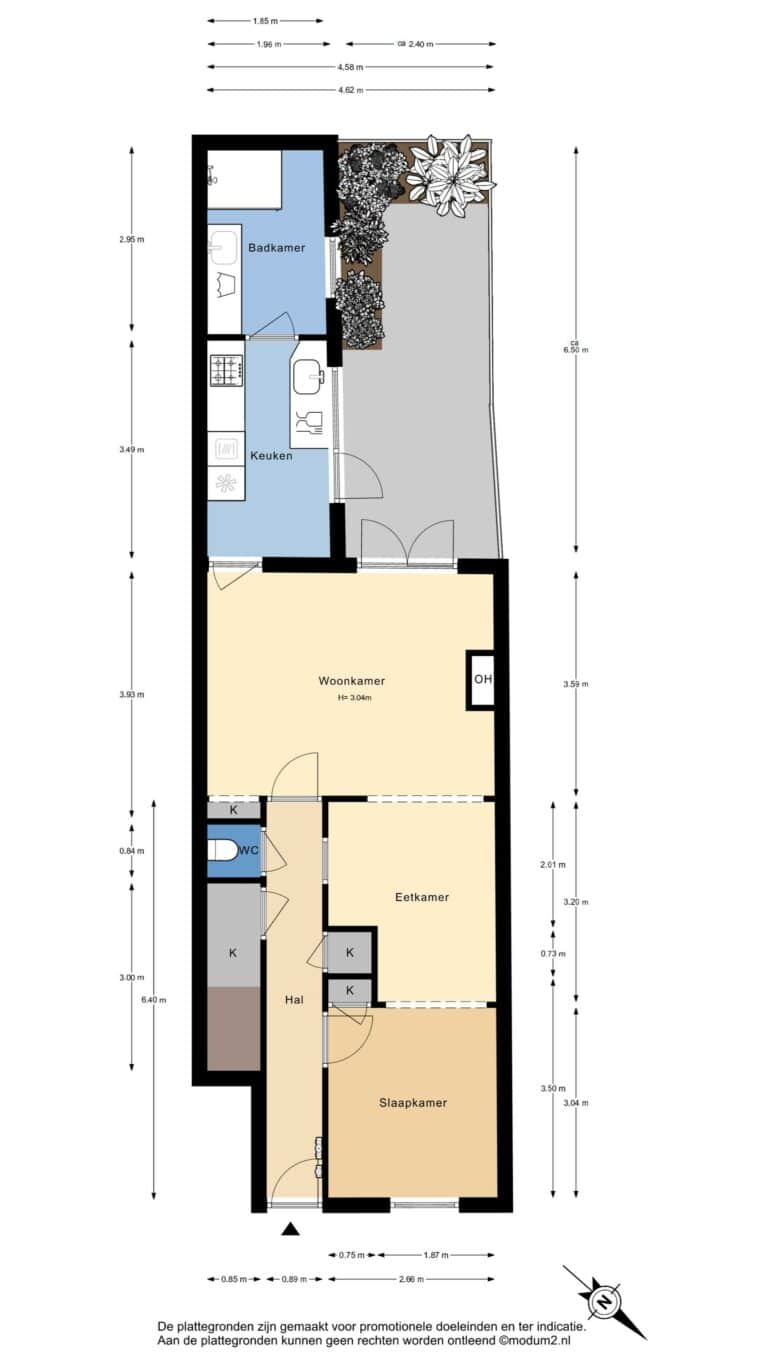 Foto van de woning aan de Warmoezierstraat 13